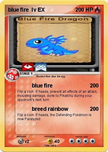 Pokemon blue fire  lv EX