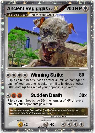 Pokemon Ancient Regigigas