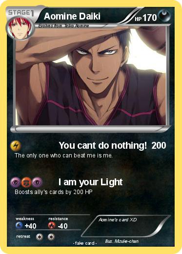 Pokemon Aomine Daiki