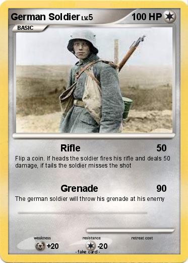 Pokemon German Soldier