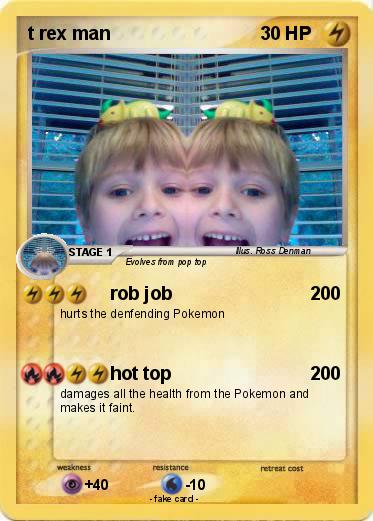 Pokemon t rex man