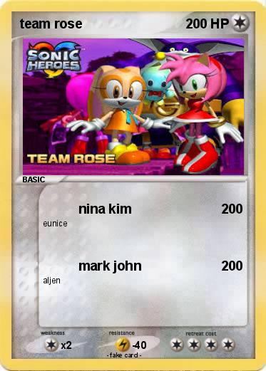 Pokemon team rose