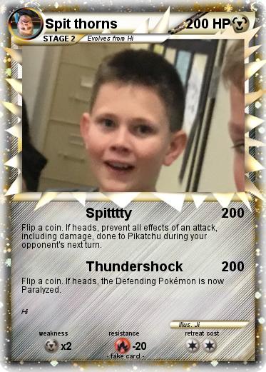 Pokemon Spit thorns