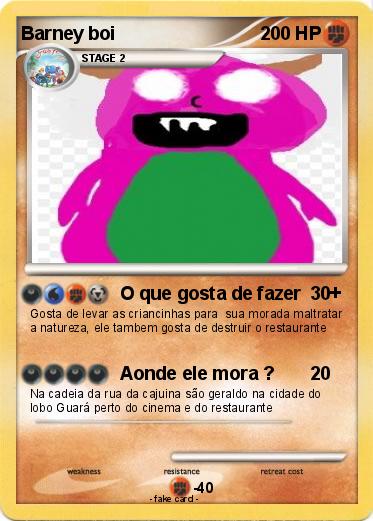 Pokemon Barney boi