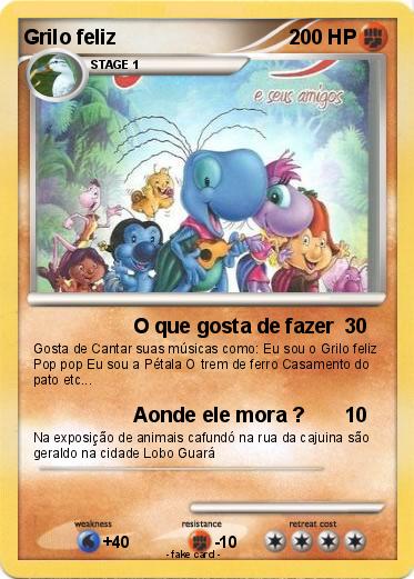 Pokemon Grilo feliz