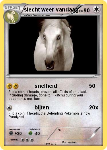 Pokemon slecht weer vandaag