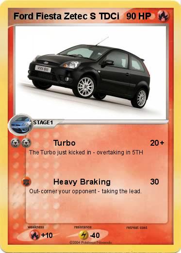 Pokemon Ford Fiesta Zetec S TDCi