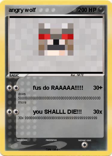 Pokemon angry wolf