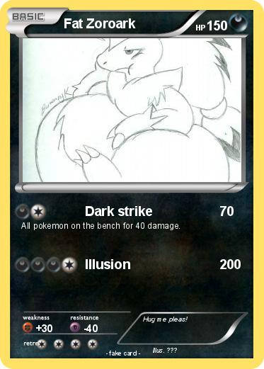 Pokemon Fat Zoroark