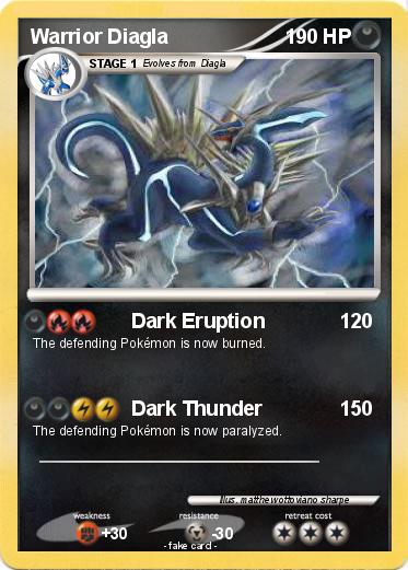 Pokemon Warrior Diagla