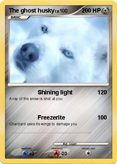 Pokemon The ghost husky
