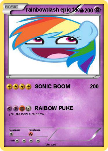 Pokemon rainbowdash epic face