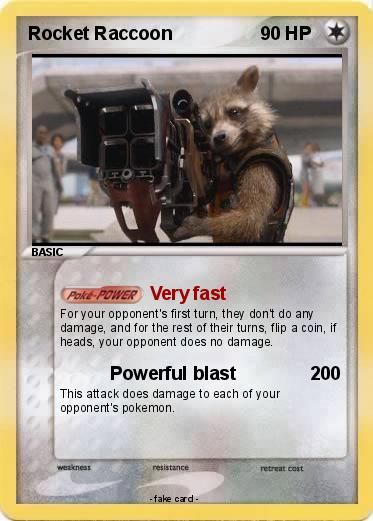Pokemon Rocket Raccoon