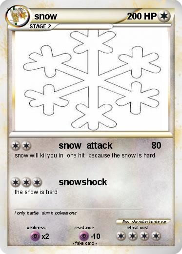 Pokemon snow