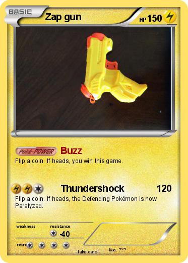Pokemon Zap gun