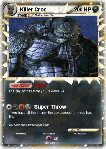 Pokemon Killer Croc