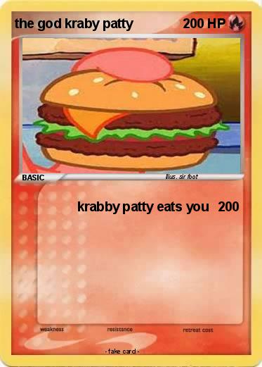 Pokemon the god kraby patty