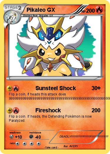 Pokemon Pikaleo GX