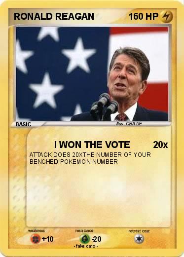 Pokemon RONALD REAGAN