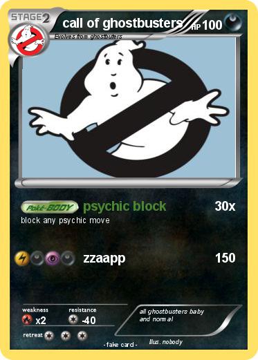 Pokemon call of ghostbusters