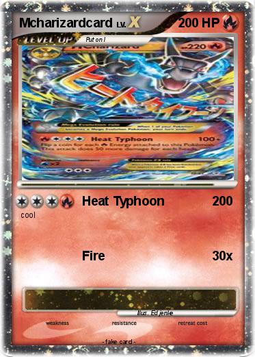 Pokemon Mcharizardcard