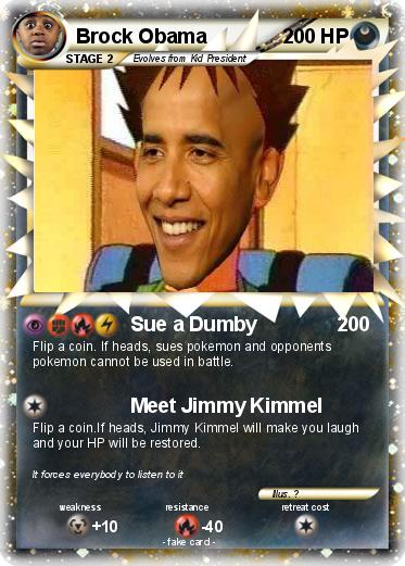 Pokemon Brock Obama
