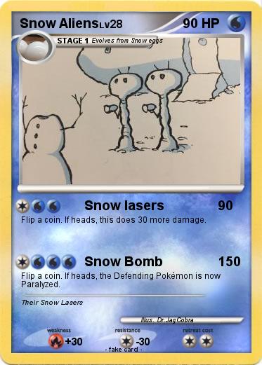 Pokemon Snow Aliens