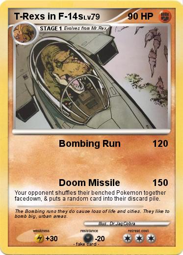 Pokemon T-Rexs in F-14s