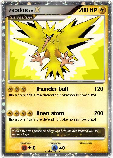 Pokemon zapdos