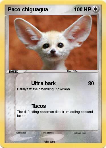 Pokemon Paco chiguagua