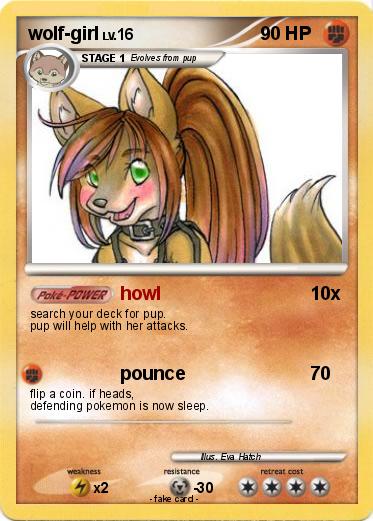 Pokemon wolf-girl