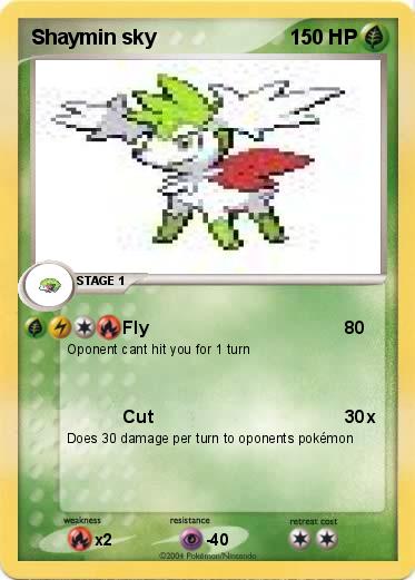 Pokemon Shaymin sky