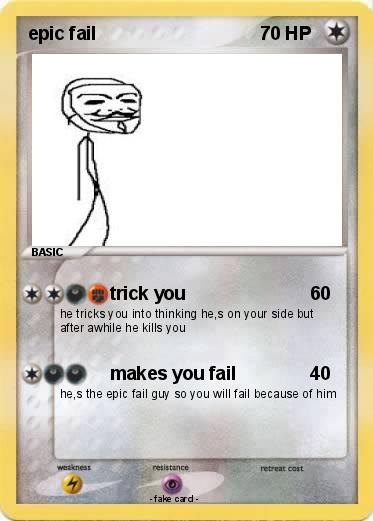 Pokemon epic fail