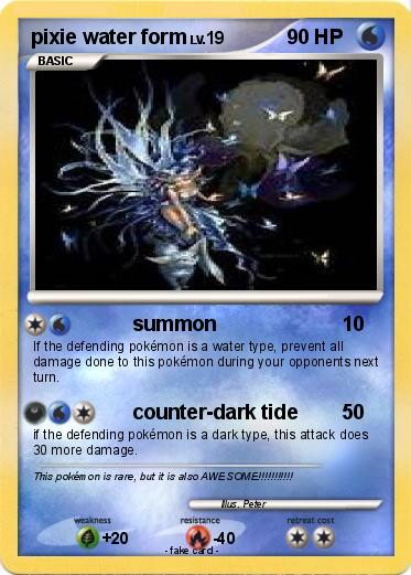 Pokemon pixie water form