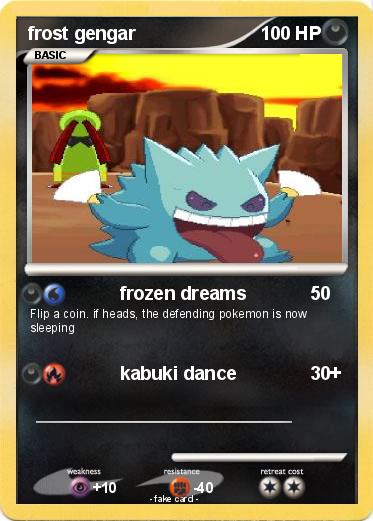 Pokemon frost gengar