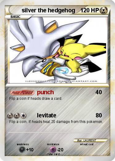 Pokemon silver the hedgehog