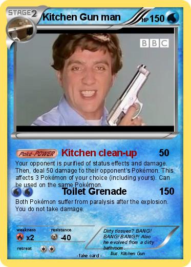 Pokemon Kitchen Gun man