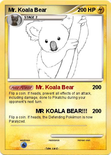 Pokemon Mr. Koala Bear