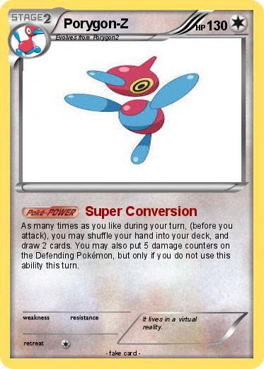 Pokemon Porygon-Z