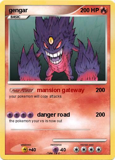Pokemon gengar
