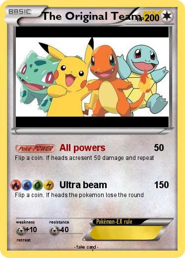 Pokemon The Original Team