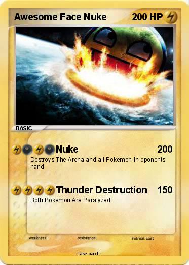 Pokemon Awesome Face Nuke