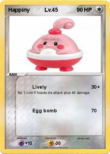Pokemon Happiny          Lv.45         