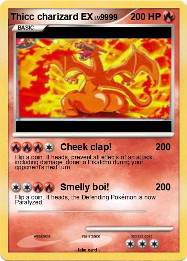 Pokemon Thicc charizard EX