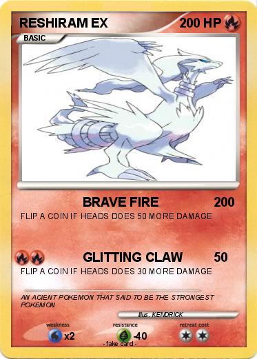 Pokemon RESHIRAM EX