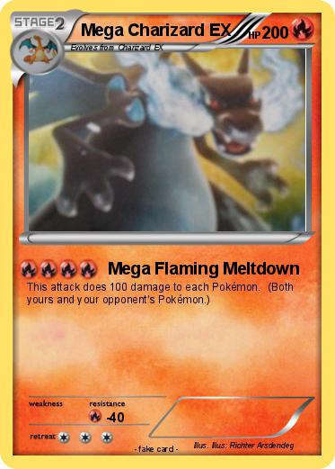 Pokemon Mega Charizard EX