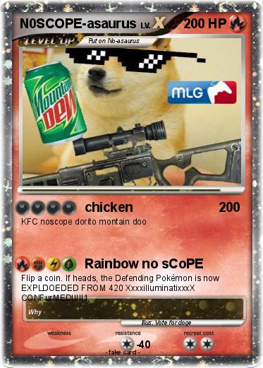 Pokemon N0SCOPE-asaurus