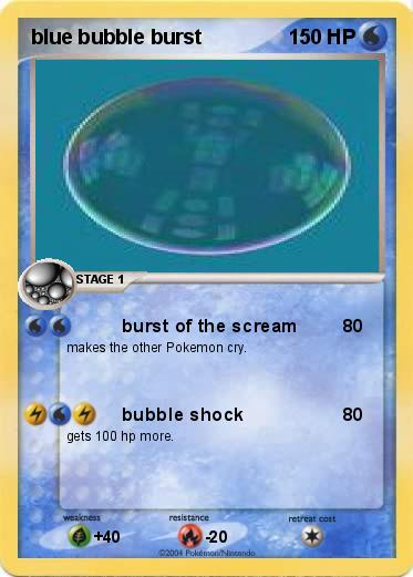 Pokemon blue bubble burst