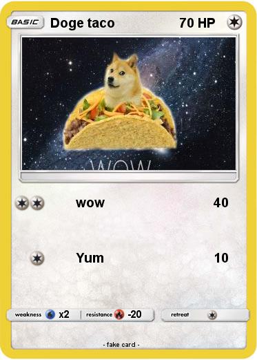 Pokemon Doge taco