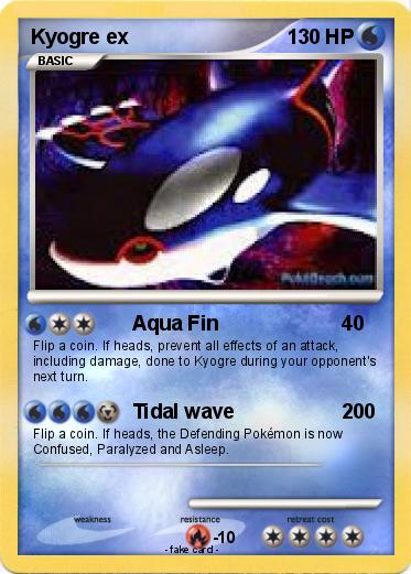 Pokemon Kyogre ex